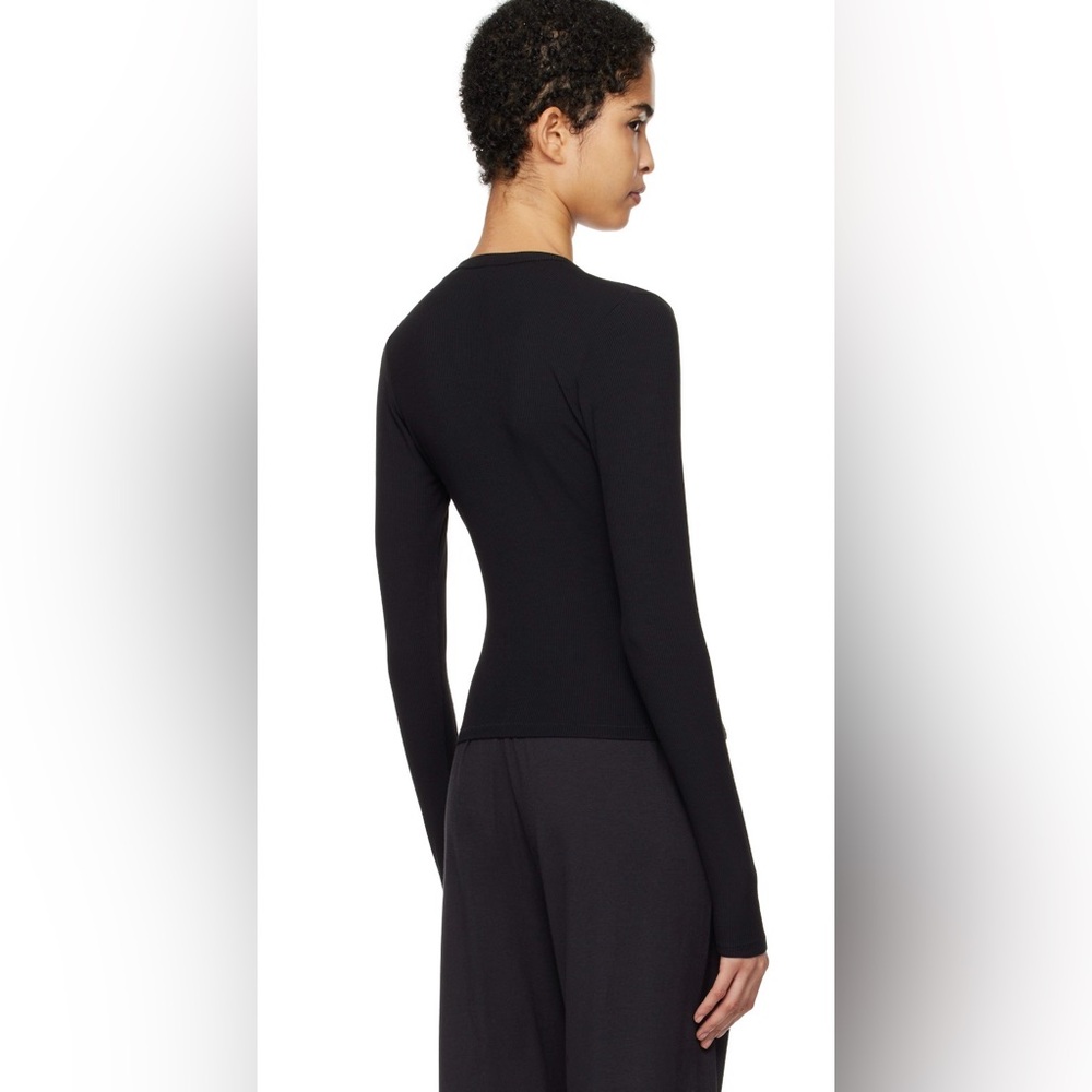 SKIMS - Black Soft Lounge Cardigan - Picture 3 of 5